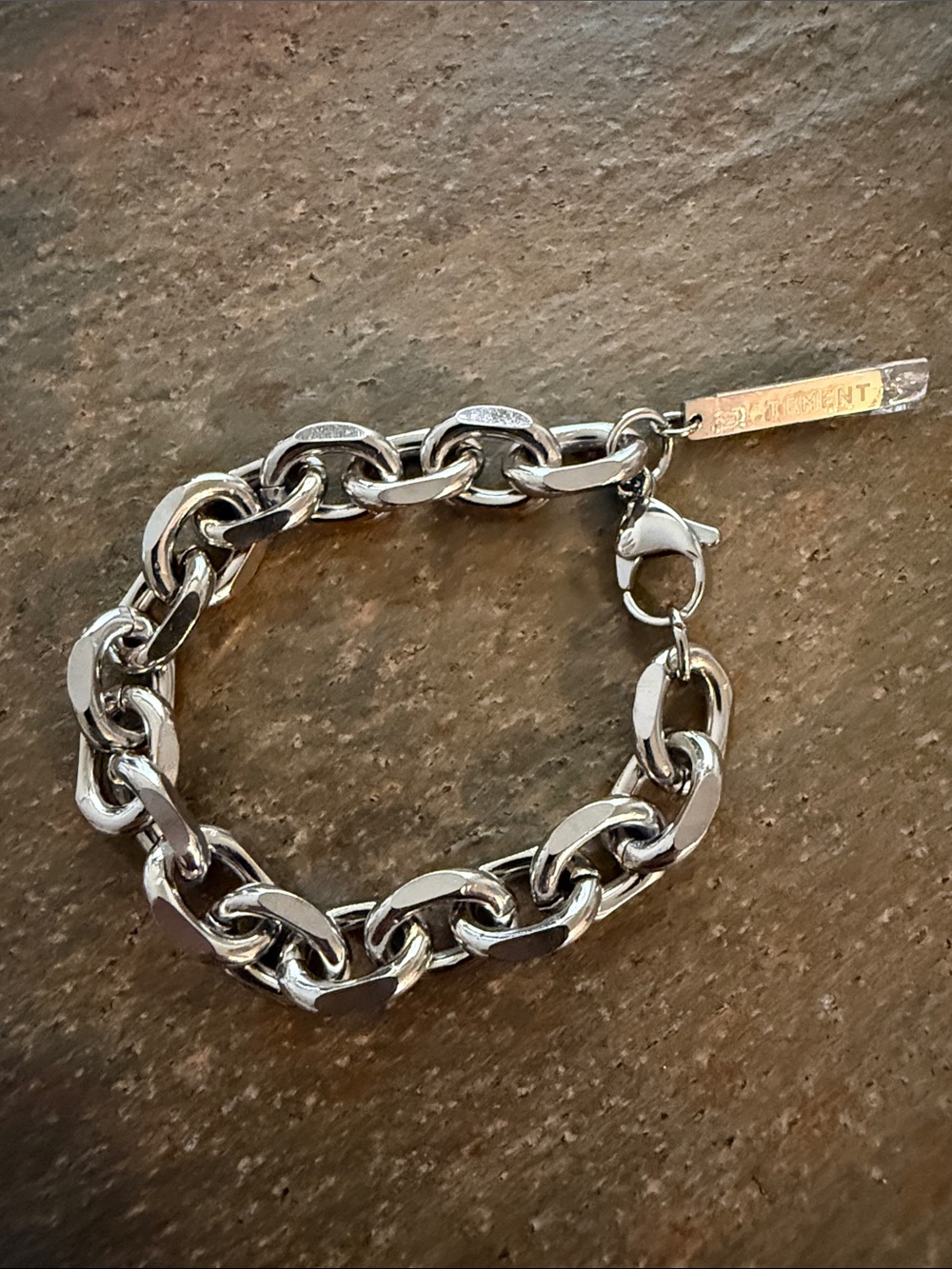 Stainless Steel Bold Link Bracelet - NEW!